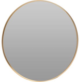 Nástenné zrkadlo Golden, 40 cm, kovový rám