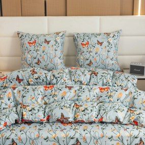 Obliečky z mikrovlákna MONARCH WINGS svetlomodré Rozmer obliečky: 2 ks 70 x 90 cm | 200 x 220 cm