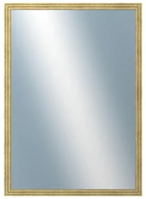 DANTIK - Zrkadlo v rámu, rozmer s rámom 50x70 cm z lišty DEFINO zlatá (2898)