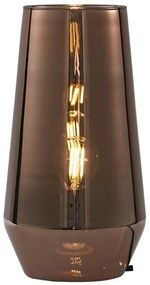 Stolová lampa LEO, medené sklo