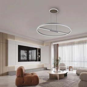 Závesné svietidlo NEDES LED svietidlo + diaľkový ovládač 95W J7308/W