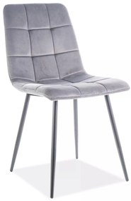 Sametová jídelní židle Mila - výber z 6 prevedení