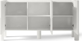 Dizajnová komoda Lunaria 160 cm biela