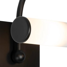 Klasická nástenná lampa do kúpeľne čierna IP44 2-svetlá - Bath Arc