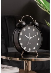 Karlsson 6019BK dizajnové stolné hodiny/budík čierna, pr.. 30 cm