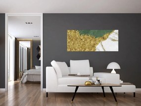 Obraz - Zelený mramor N⁰2 (120x50 cm)