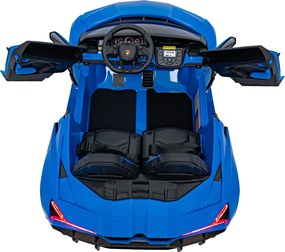 Ramiz Lamborghini Revuelto XL vozidlo Modrá