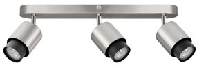LED nikel designové stropné svietidlo Ison 3