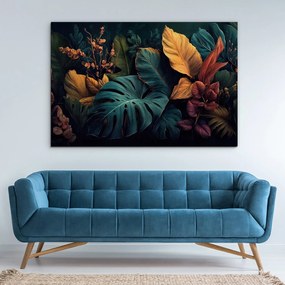 DUBLEZ | Moderný obraz do obývačky - Neonová džungľa