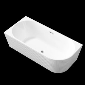 Invena Invena, rohová voľne stojaca vaňa 170x80x58 cm, ľavá, biela lesklá, INV-AN-02-11L-KPL