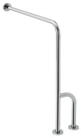 Oporné madlo 23x86,6 cm nerez/strieborné