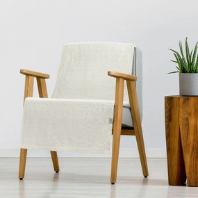DEKA Z MIKROFLANELU LORI 70X160 CM BIELA