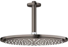 GROHE Rainshower Cosmopolitan EcoJoy horná sprcha 1jet, priemer 310 mm, s prívodom zo stropu 142 mm, tmavý grafit, 26067A00