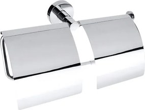 Bemeta Design OMEGA: Držiak toaletného papiera, dvojitý, s krytom - 104112092