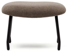 Hnedý taburet Belina – Kave Home
