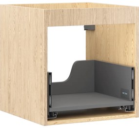 Mexen Box-A, závesná skrinka 45 cm, 1 zásuvka, dub, 91AX0-0450-470-1-81