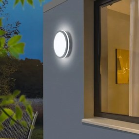 Brilagi - LED vonkajšie svietidlo so senzorom BENE LED/24W/230V priemer 26 cm IP54