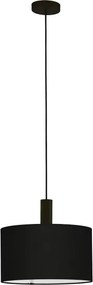 Eglo 33354 - Závesný luster AMANI na lane 1xE27/60W/230V pr. 38 cm čierna