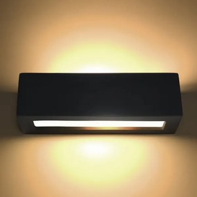 Nástenné svietidlo VEGA 1xE27/60W/230V čierna