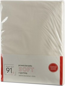 PRESTIERADLO Z MIKROVLÁKNA SOFT 100X200 CM KRÉMOVÉ