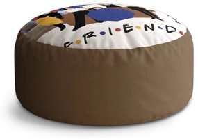 Sablio Taburet Circle Seriál Priatelia FRIENDS Gauč pri fontáne: 38x48 cm