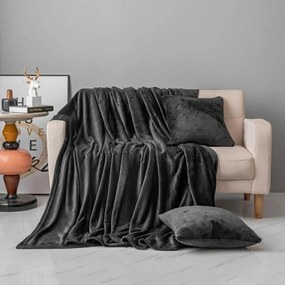 Deka SOLO čierna Rozmer: 75x150 cm