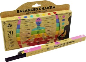 ARÔME Balanced Chakra Sada vonných tyčiniek-7 vôní x 10 tyčiniek