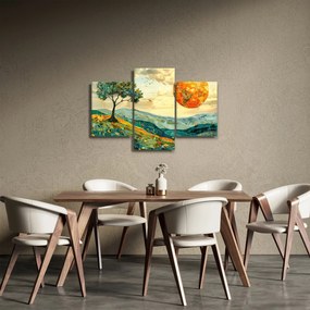 Obraz - Ilustrácia krajiny (90x60 cm)