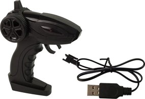 LEAN Toys RC Rover 1:16 diaľkovo ovládané čierne auto