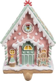 Háček na punčochu perníková chaloupka Perníková chaloupka - 13*10*18 cm