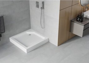 Mexen Rio štvorcový sprchový kút 90 x 90 cm, biely - 45109090