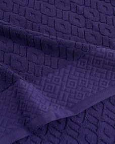 Uterák Lattice 50x90 cm deep violet