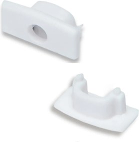 BERGE Koncovky profilov BRG-24 2 ks biele