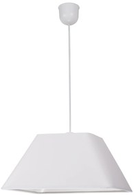CLX Moderné závesné osvetlenie RAFFAELLO, 1xE27, 60W, biele