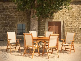 GIOVANNI set III - teaková jedálenská zostava