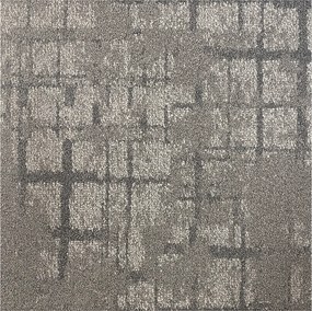 Associated Weavers, Kobercový štvorec Macro Tile 96 50 x 50 cm, chodba / predsieň