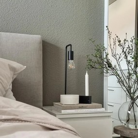 Moderná stolná lampa čierna - Facil