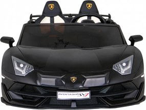Ramiz Lamborghini SVJ DRIFT pre 2 deti čierna + funkcia Drift + diaľkové ovládanie + MP3 LED + pomalý štart