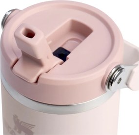 Svetloružová termoska z nehrdzavejúcej ocele 410 ml IceFlow™ Flip Straw 2.0 Tumbler Rose Quartz – Stanley