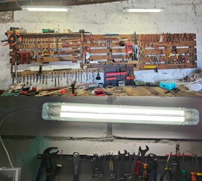 Sada hermetického LED svietidla 120 cm + 2x žiarivky G13 PREMIUM 4860lm STRONG