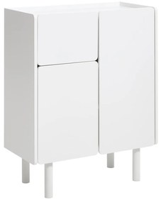 Biela skrinka 80x100x40 cm Bera – Unique Furniture