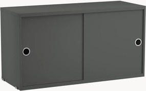 Skrinka's posuvnými dvierkami String System, Š 78 x H 30 cm