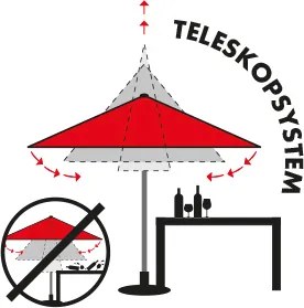 Doppler ALU EXPERT Teleskop béžová