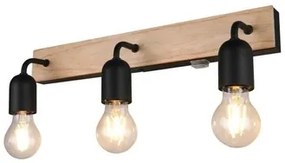 Osvetlenie Trio Arturo 45x12 cm kov drevo TR284470332