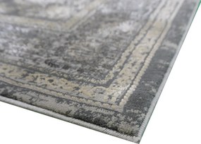Koberec Allianz 6301 GREY – sivý s orientálnym vzorom Rozmer: 60x100 cm