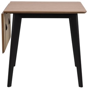 Actona Rozkladací jedálenský stôl Roxby 80/120 - dub / čierna