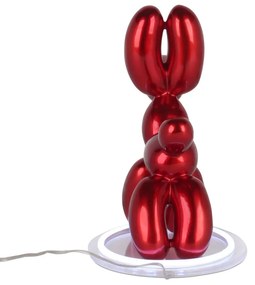 Dizajn LED svietidlo DOG POP ART red