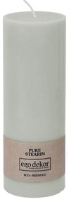 Tyrkysovomodrá sviečka Eco candles by Ego dekor Friendly, doba horenia 60 h