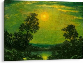 Obraz - Imitator of Ralph Albert Blakelock, Moonlight, reprodukcia (70x50 cm)