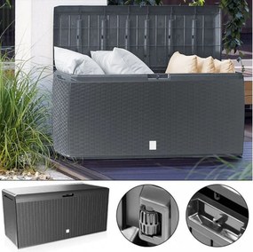 PROSPERPLAST Záhradný box BOXE RATO PLUS umbra 114 cm – 290 l